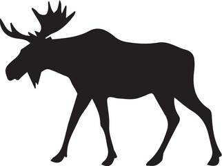 moose silhouette vector