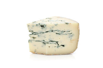blue cheese isolated on a white background