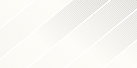 Obraz premium Minimal vector line abstract black and white gradient stripe diagonal curves thin vector abstraction line transparent wavy fabric web geometric pattern technology texture design. 