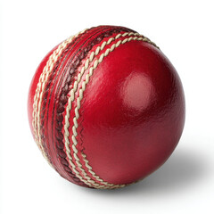 Red cricket ball, leather, seam, sport, equipment calm focus