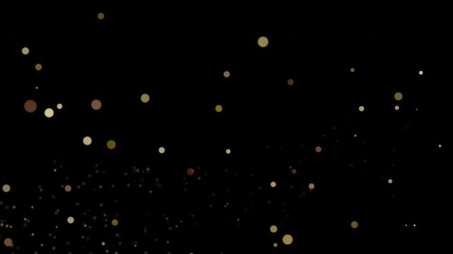 black gold logo circle particle transition animation backdrop