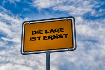 Die Lage ist ernst