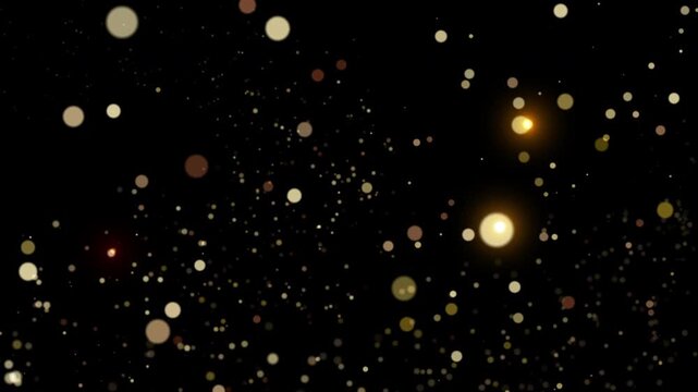 golden snowflake christmas holiday optical light transition