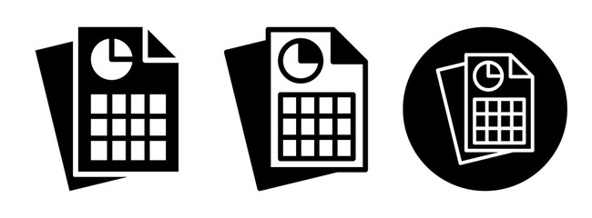Datasheet Icon Collectio Glyph & Mixed Style