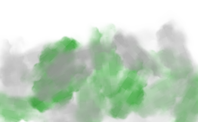 Abstract blurry green and gray shapes with dark top edges background art