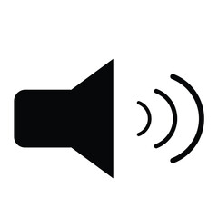 Speaker icon vector illustration. volume sign and symbol . sound symbol EPS 10
