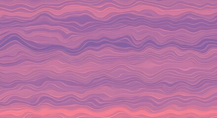Fototapeta premium A soft, wavy abstract pattern in shades of pink, coral, and purple