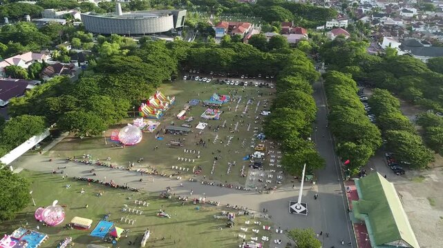 Aerial Drone Footage of Banda Aceh City, Indonesia &ndash; Cityscape, Landmarks, and Nature Views