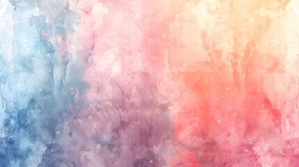 Fototapeta premium Soft and elegant pastel watercolor background with blue, pink and yellow