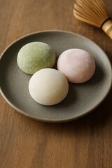 daifuku japanese stuffed mochi traditional dessert