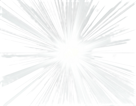 Bright, radiant light exploding outward from a central point in a starburst pattern