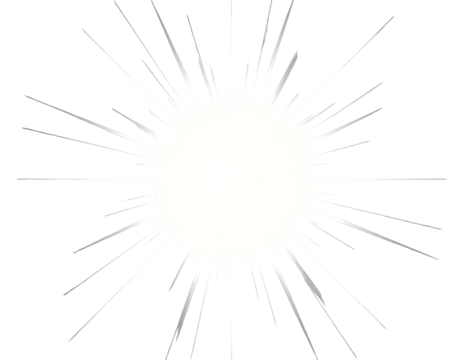 Bright, explosive burst of light emanating from a central white circle - Powered by Adobe