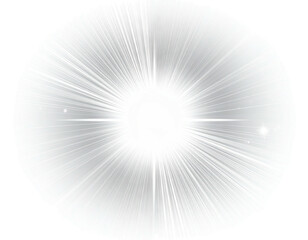 Bright stellar explosion emanating outwards with radiating light