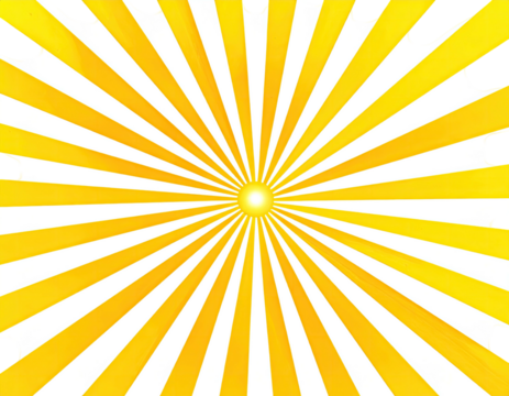 Bright yellow and white radial sunburst pattern with glowing center
