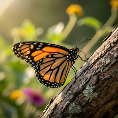 Fototapeta premium adorable insects that live in the forest