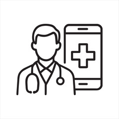 Online Doctor Consultation Medical Assistance Through Mobile Application for Healthcare, Providing Convenient and Accessible Medical Advice and Information via Technology