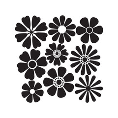 Hand drawn stencil element collection