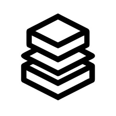 Layer icon, representing data organization