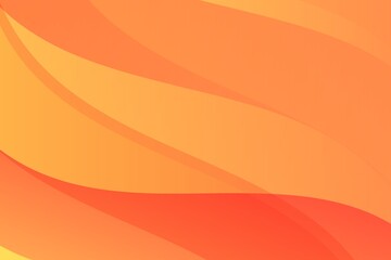 Vibrant Orange Abstract Wave Background with Warm Gradient Design