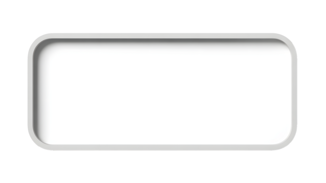 Modern white screen mockup with rounded edges for product display or user interface, perfect for web design and clean presentations, versatile and elegant - Powered by Adobe