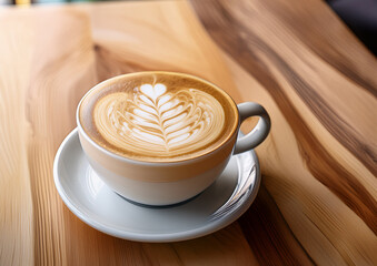 美味しそうなカフェラテ