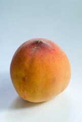 peach on a white background