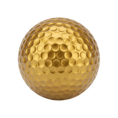 Golden golf ball award for a luxury tournament