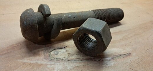 old railroad bolts