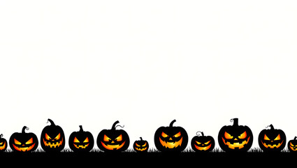 Halloween background with pumpkin