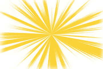 Obraz premium Yellow radial sunburst background. Retro starburst pattern with sharp rays, vintage sunrise , warm sun ray and sunbeam pattern graphic element.