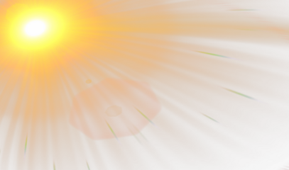 Bright light rays burst from heaven, illuminating dark and orange space.