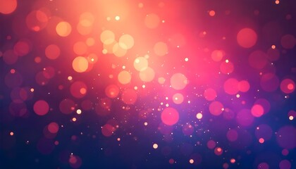 abstract unfocussed gradient background, multicolored blurry spots and bokeh lights