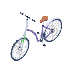 Women Bicycle Vector icon which can easily modify or edit