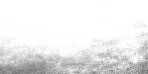 Black grunge dust speck overlay texture on white background.