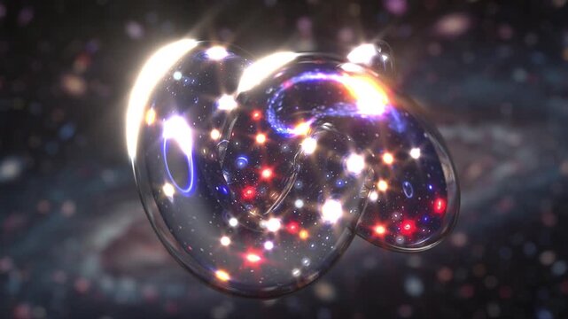 Space Universe bg sky Milky Way black hole able to loop endless 4k