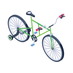 Beginner Cycle Vector icon which can easily modify or edit