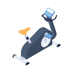Fitness Cycle Vector icon which can easily modify or edit