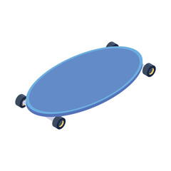 Skateboard Vector icon which can easily modify or edit