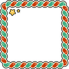 Obraz premium Cute Text box label