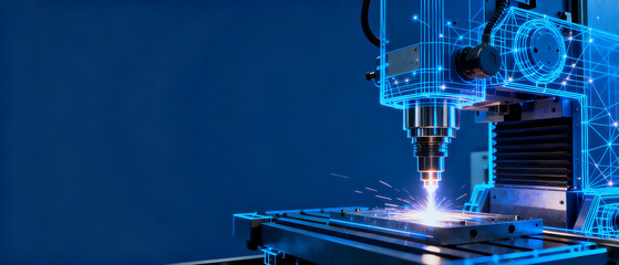    CNC Machine Processing Metal   