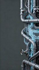 Piping Electronic Background