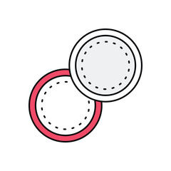 Cotton Pads Vector icon