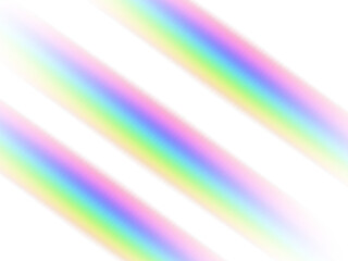 Prism Light Rays Effect on Transparent Background