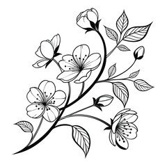 Elegant Lines Shaping Blooming Beauty