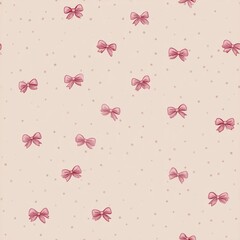Beautiful Christmas seamless pattern illustration with festive motifs