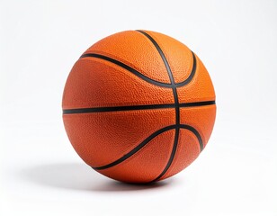 흰색배경의 농구공