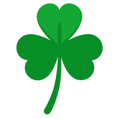 Lucky Clover Icon | Generative AI Vector & Linocut Silhouette Design