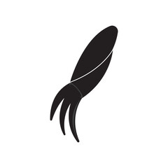 squid logo vintage vector illustration design