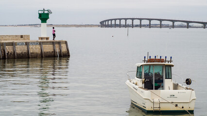 Vacances sur l'île de Ré, sous un temps couvert
