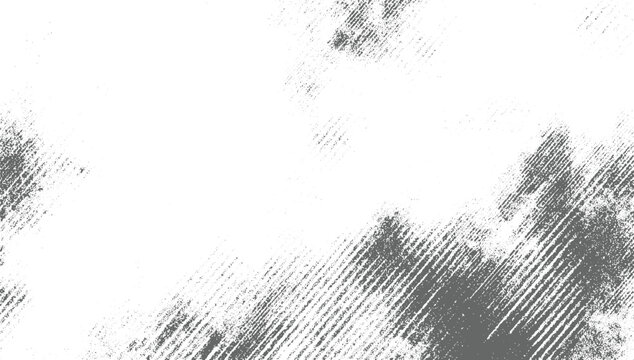Abstract textured background with gray diagonal lines and scattered speckles on a white surface.